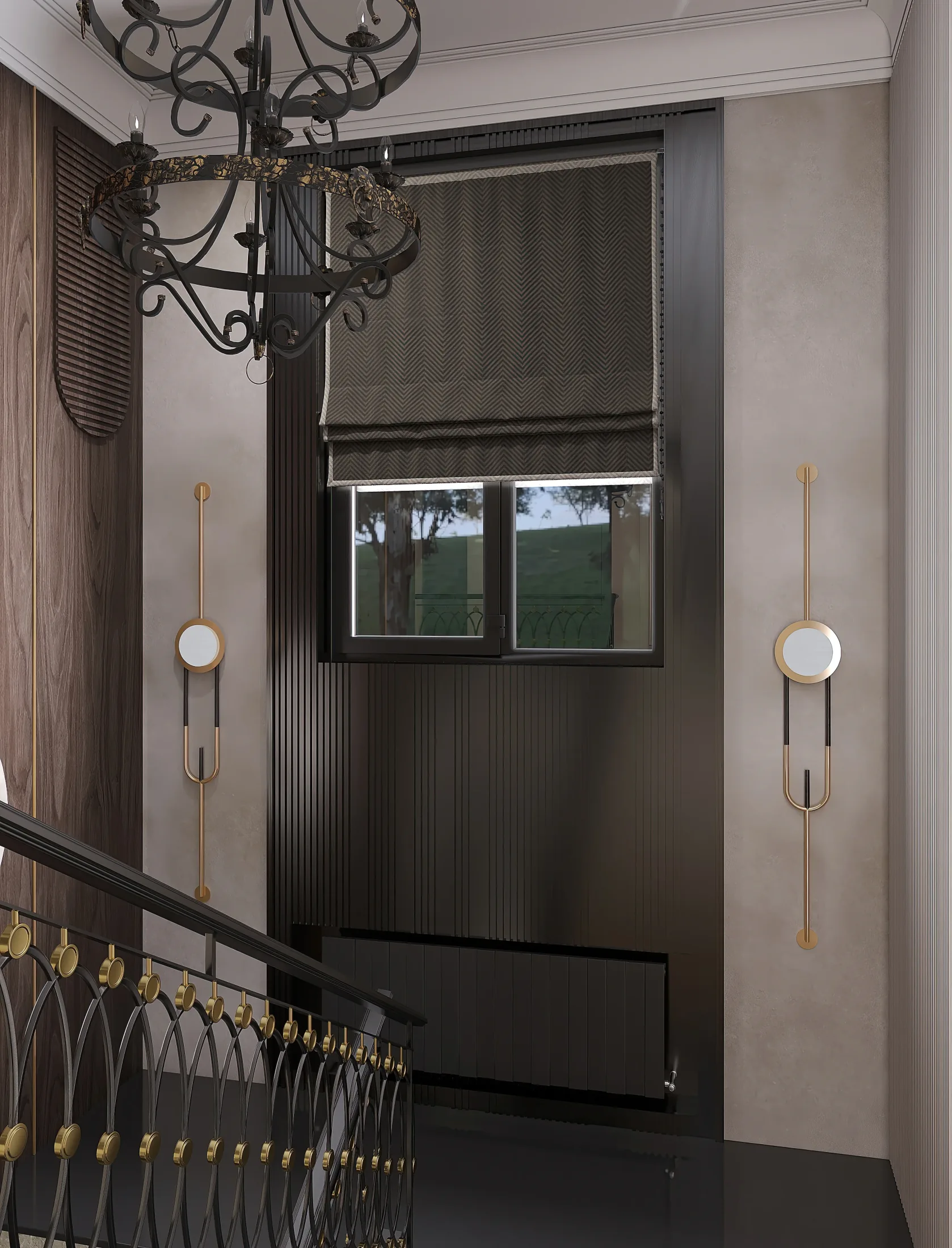 Дом в Тереке - неоклассика - 1 этаж / прихожая 5